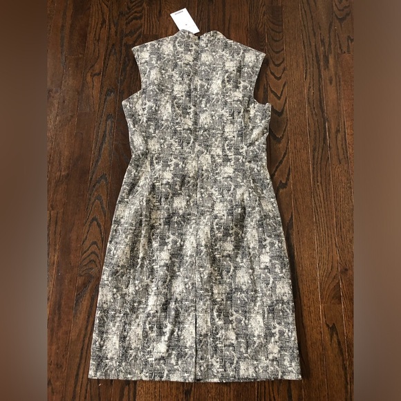 M.M. LAFLEUR Women’s 10 The Aditi Dress in Crackle Black/White -Knee Length- NWT - Picture 12 of 13